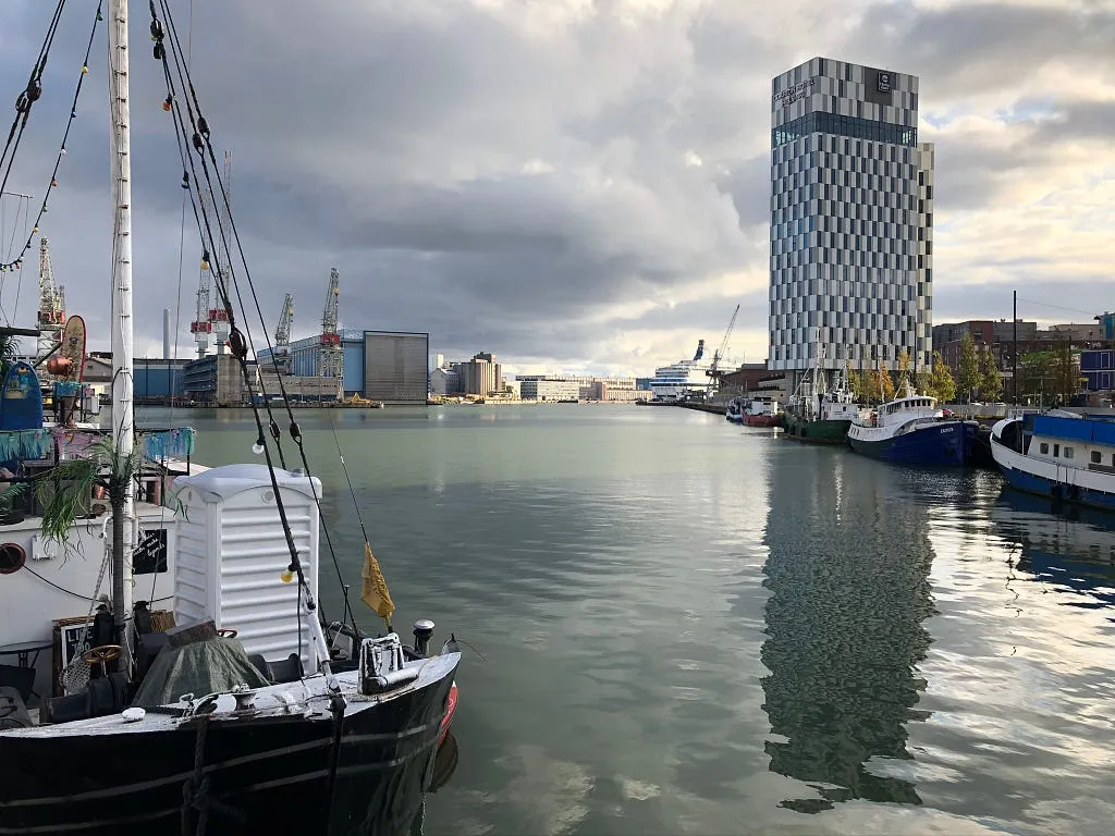 Helsinki harbour looks calm prior to my first meeting with Finnish SaaS company Usetrace